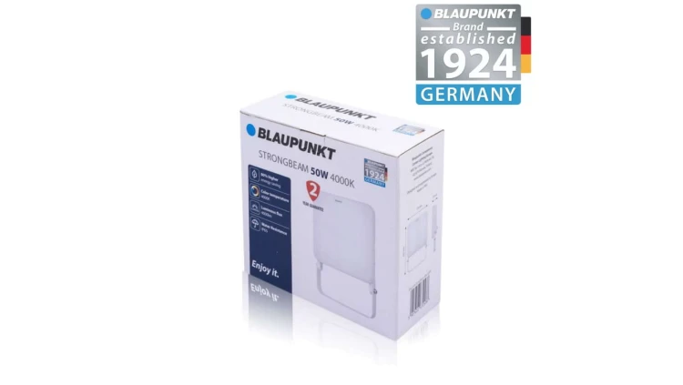 Blaupunkt Naświetlacz LED Strongbeam 50W IP65 barwa naturalna, BLAUPUNKT-NLS50NW