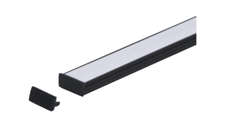 Zaślepka PCV Line Slim czarna