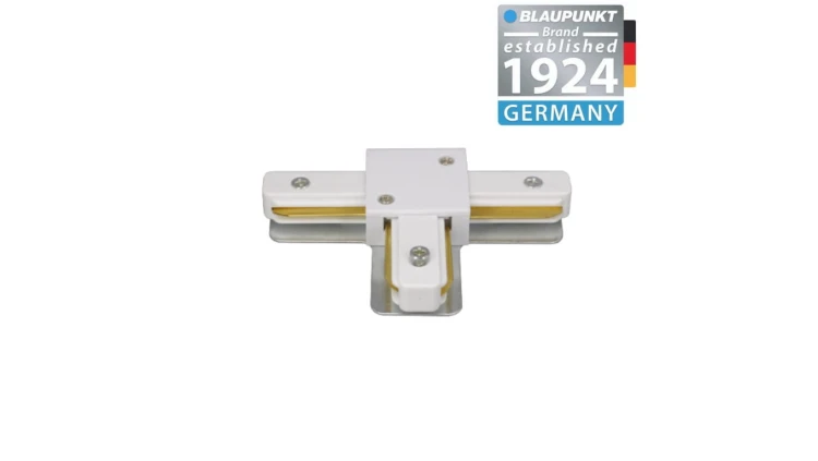Blaupunkt Konektor do szyn 1-fazowych T biały, BLAUPUNKT-KT1W