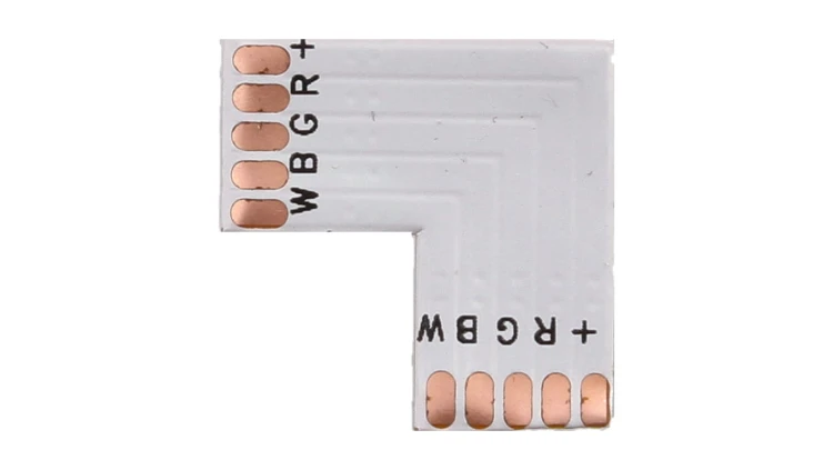 Złączka do taśmy led rgbw 12mm PCB L