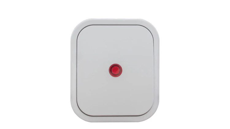 B2 Łącznik natynkowy 10A 250V 1-biegunowy IP54 podświetlany biały 00060278