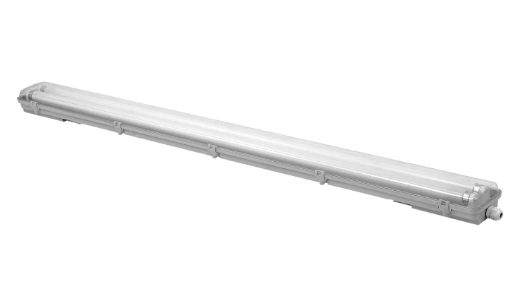 Oprawa hermetyczna na świetlówki LED 2xT8 120cm IP65 PC/PC + odbłyśnik LHR236