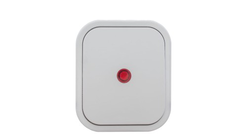B2 Łącznik natynkowy 10A 250V schodowy IP54 podświetlany biały 00060278