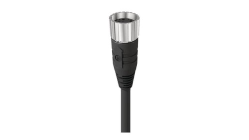Kabel zasilający konfekcjonowany jednostronnie złącze żeńskie proste 12-pinowe 120 V AC/DC 8 A PUR czarny RKU 12-256/10 M