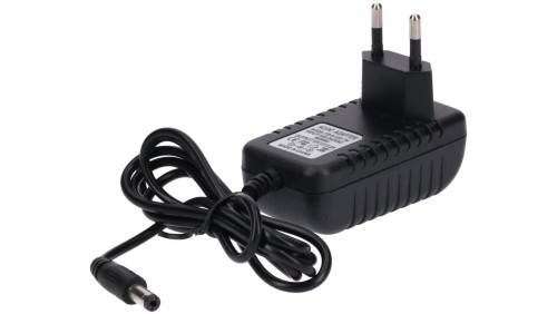 Zasilacz led gniazdkowy 12V 6W 5.5/2.1 czarny