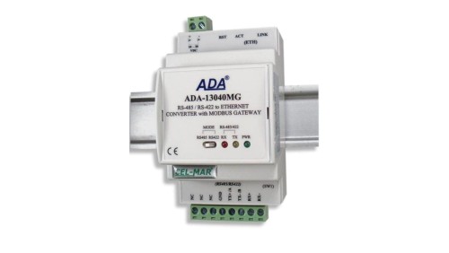 Konwerter ETHERNET na RS485/422 z MODBUS GATEWAY ADA-13040MG -1-23-3