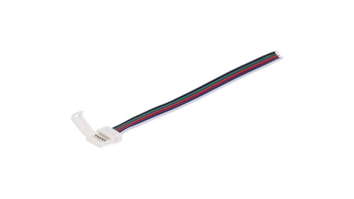 Złączka do taśmy led rgbw 10mm taśma-przewód