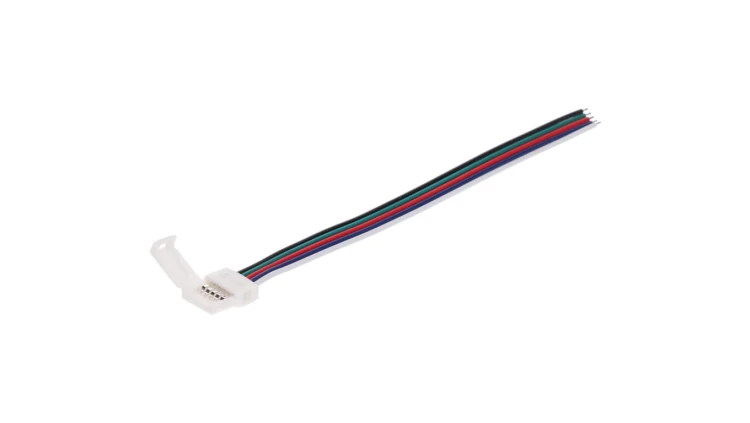 Złączka do taśmy led rgbw 10mm taśma-przewód