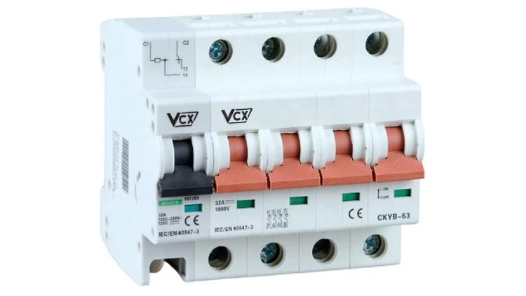 Rozłącznik izolacyjny z wyzwalaczem wzrostowym 4P 32A 1000V DC