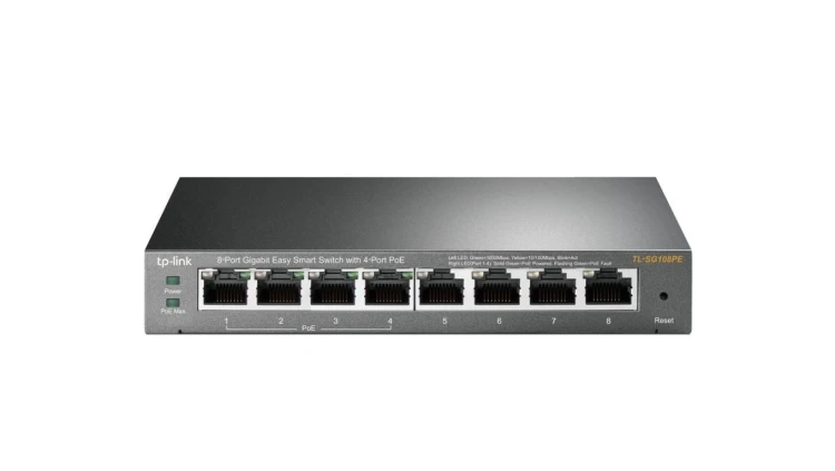 Switch TP-LINK TL-SG108PE (8x 10/100/1000Mbps)