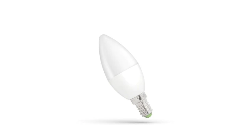 LED ŚWIECOWA E-14 230V 6W CW SPECTRUM +