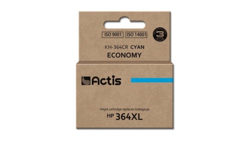 Tusz ACTIS KH-364CR (zamiennik HP 364XL CB323EE Standard 12 ml niebieski)