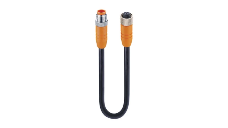 Kabel konfekcjonowany obustronnie zakończony złącza M12 męskie żeńskie proste 8-pinowe RSTS 8-RKTS 8-299/1 M
