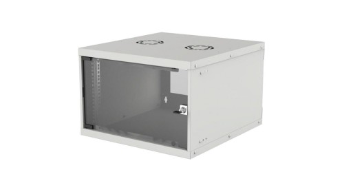 Szafka wisząca 6U 540x560 Rack 19, Basic, Flatpack, szara