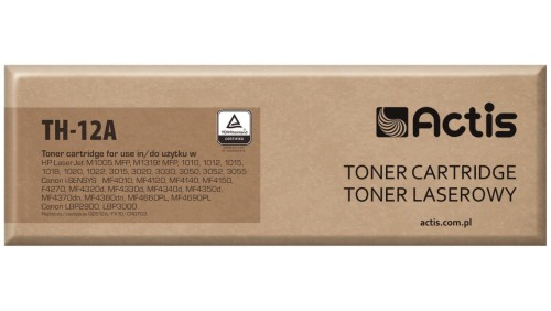 Toner ACTIS TH-12A (zamiennik HP 12A Q2612A, Canon FX-10, Canon CRG-703 Standard 2000 stron czarny)