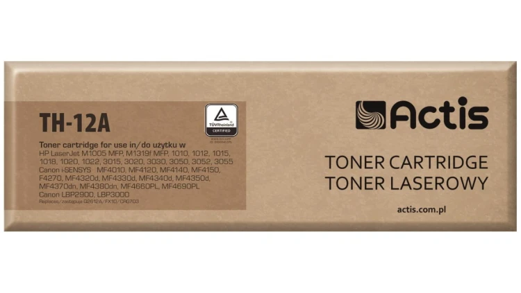 Toner ACTIS TH-12A (zamiennik HP 12A Q2612A, Canon FX-10, Canon CRG-703 Standard 2000 stron czarny)
