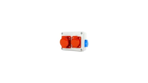 Rozdzielnica siłowa n/t 1x16A 5P 1x32A 5P 2x230V 154x195x77 mm NBOX19.4