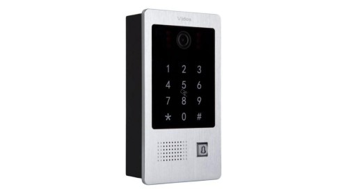 Stacja bramowa natynkowa, frezowane aluminium, wbudowany czytnik RfiD i szyfrator. Obiektyw regulowany 1,3MP AHD / 800TVL