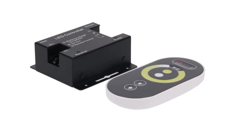 Sterownik LED CCT 2x6A touch RF czarny 12-24V Prescot