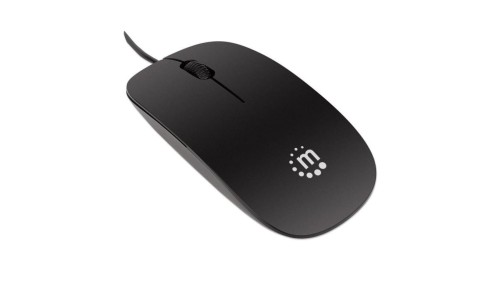 Mysz Optyczna USB 1000dpi SuperSlim Czarna Manhattan
