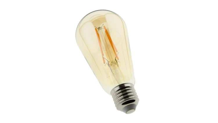 Blaupunkt Żarówka LED Filament E27 ST64 8W Amber Glass, BLAUPUNKT-FA-E27-8-WW