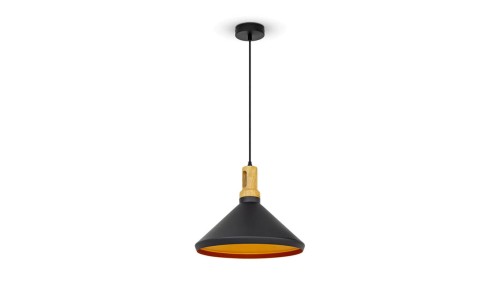 Lampa Wisząca VT-7535 E27 Max. 60W Czarna 3764