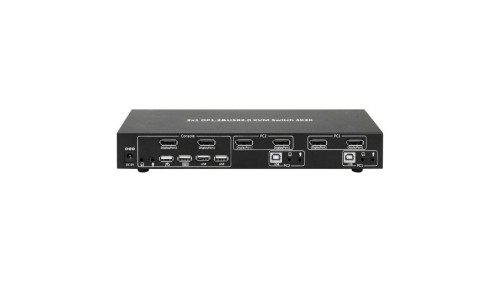 Przełącznik KVM DisplayPort/USB 2x1 Dual Head Video 4K*30Hz