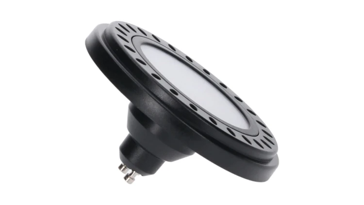 Żarówka led AR111 GU10 15W 3000K 120st. czarna