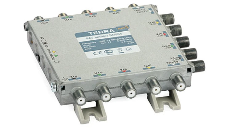 Rozgałęźnik TV/SAT SD-504 Terra klasa A