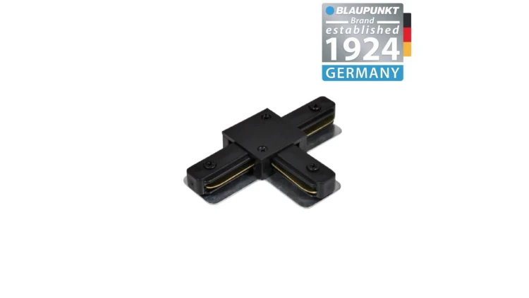 Blaupunkt Konektor do szyn 1-fazowych T czarny, BLAUPUNKT-KT1B