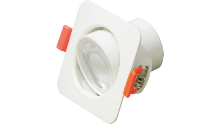 Oprawa downlight podtynk 8W 640lm 6500K 60st IP40 kwadrat HDW084MC