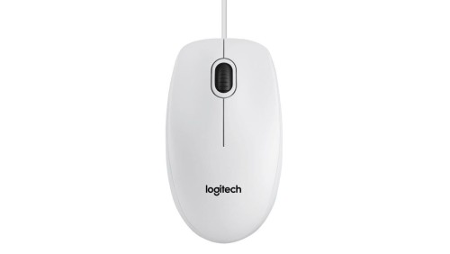 Mysz Logitech B100 910-003360 (optyczna 800 DPI kolor biały)
