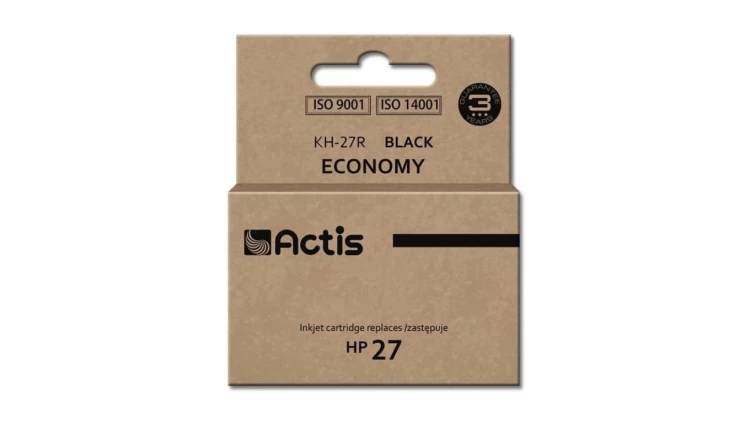Tusz ACTIS KH-27R (zamiennik HP 27 C8727A Standard 20 ml czarny)