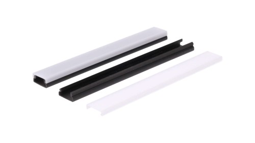 Profil led PCV Max 20x10 2m czarny ML
