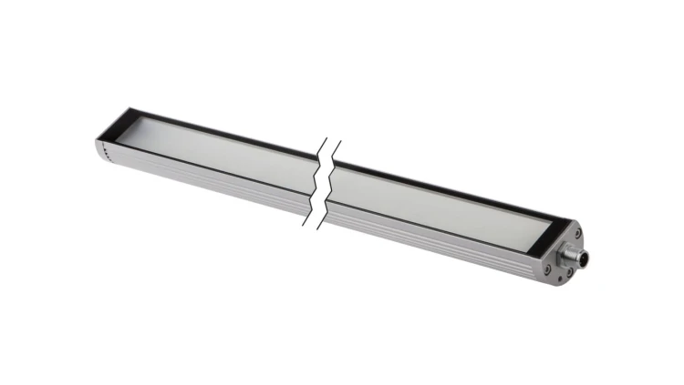 Oświetlenie LED fi40mm dł: 540mm światło białe 24W 3400Ix 5500K 22-66V DC-30 stC złącze M12 4-pinowe IP67 EM410123