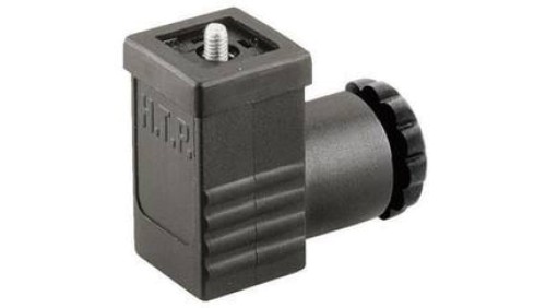 Gniazdo kablowe zaworowe typ C DIN EN 175 301-803-C 2 + P PG 7 250 V AC/DC 6 A GDSN 207 schwarz