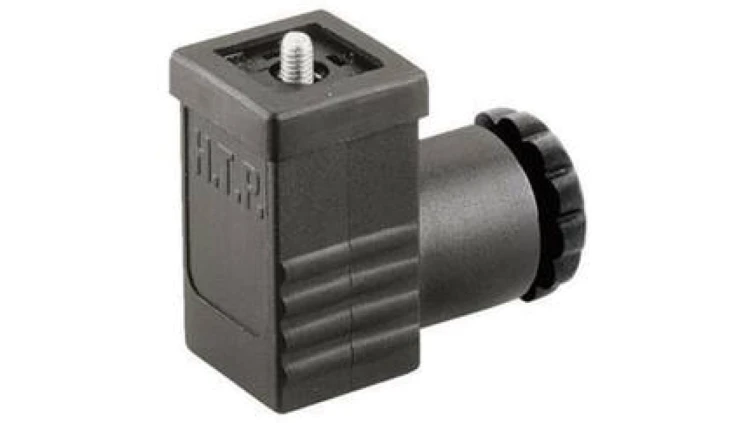 Gniazdo kablowe zaworowe typ C DIN EN 175 301-803-C 2 + P PG 7 250 V AC/DC 6 A GDSN 207 schwarz