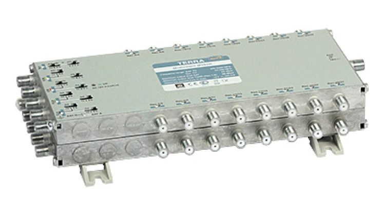Multiswitch MV-932L TERRA klasa A, 9-wejściowy, 32-wyjściowy z aktywną naziemną - bez zasilacza