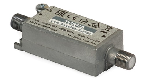 Wzmacniacz szerokopasmowy SA004 TERRA do instalacji Wideband