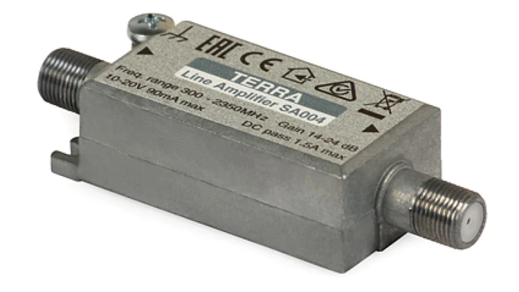 Wzmacniacz szerokopasmowy SA004 TERRA do instalacji Wideband