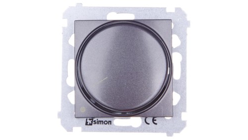 Simon 54 Ściemniacz obrotowy dwubiegunowy LED 5-215W antracyt DS9L2.01/48 WMDS-004xL2-048