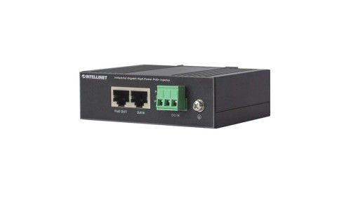 Przemysłowy zasilacz PoE+ 30W, 1x RJ45 Gigabit