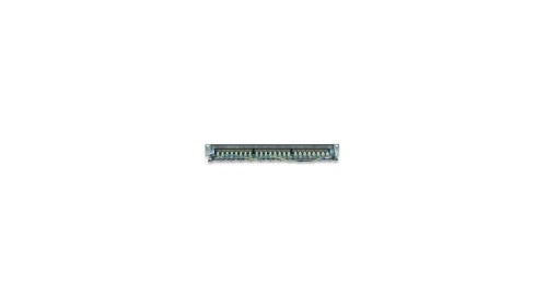 Patch panel FTP Cat6 24 porty, 1U, czarny