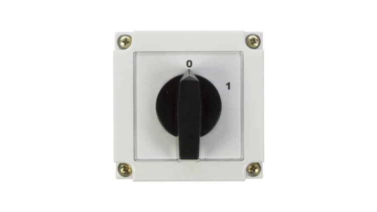 Łącznik krzywkowy 0-1 1P 10A w obudowie 4G10-90-PK R014 63-840392-011