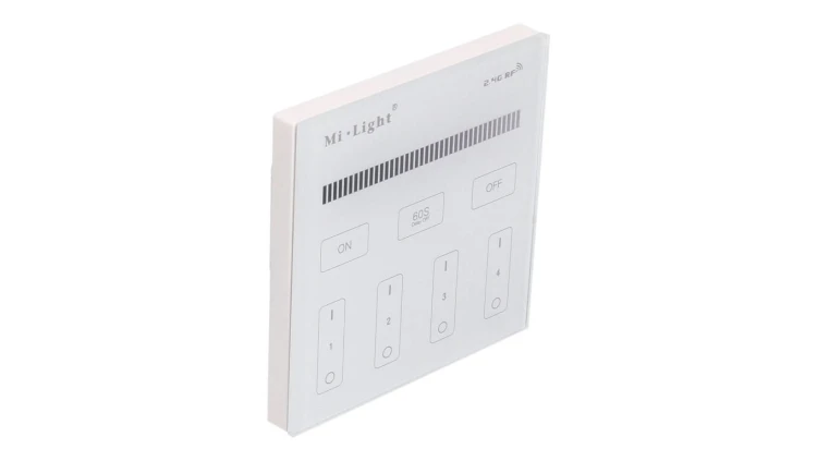 Panel MiLight 4strefy MONO 230V biały sterownik T1