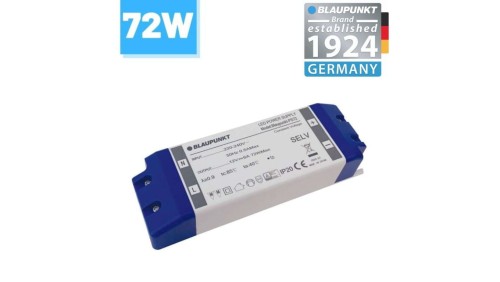 Blaupunkt Zasilacz LED 12V 72W do taśm, BLAUPUNKT-PS72