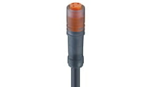 Kabel konfekcjonowany sensor/aktuator M8 jednostronnie zakończony 3-polowy żeńskie proste złącze RKM 3-224/2 M