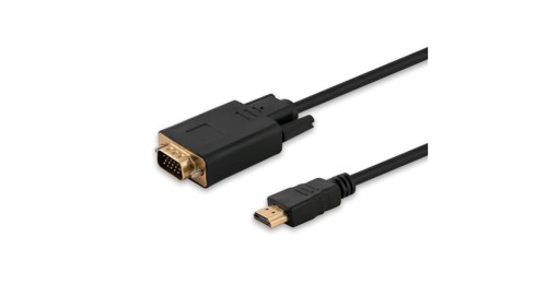 Adapter SAVIO CL-103 (HDMI M - D-Sub (VGA) M 1,8m kolor czarny)