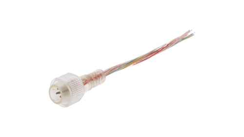 Wtyk DC hermetyczny Clear RGBW 5-pin 22awg