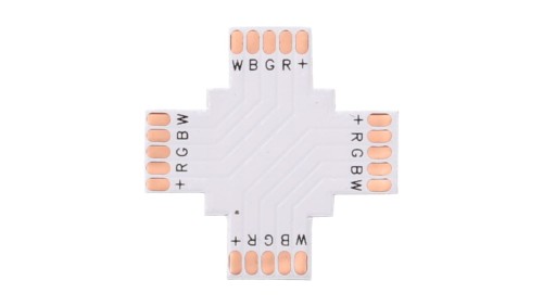 Złączka do taśmy led rgbw 10mm PCB X